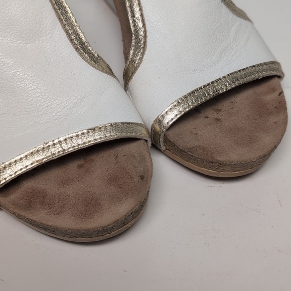 Naot Fiona white wedge sandals womans size 4-4.5 EU 35 - Picture 13 of 16